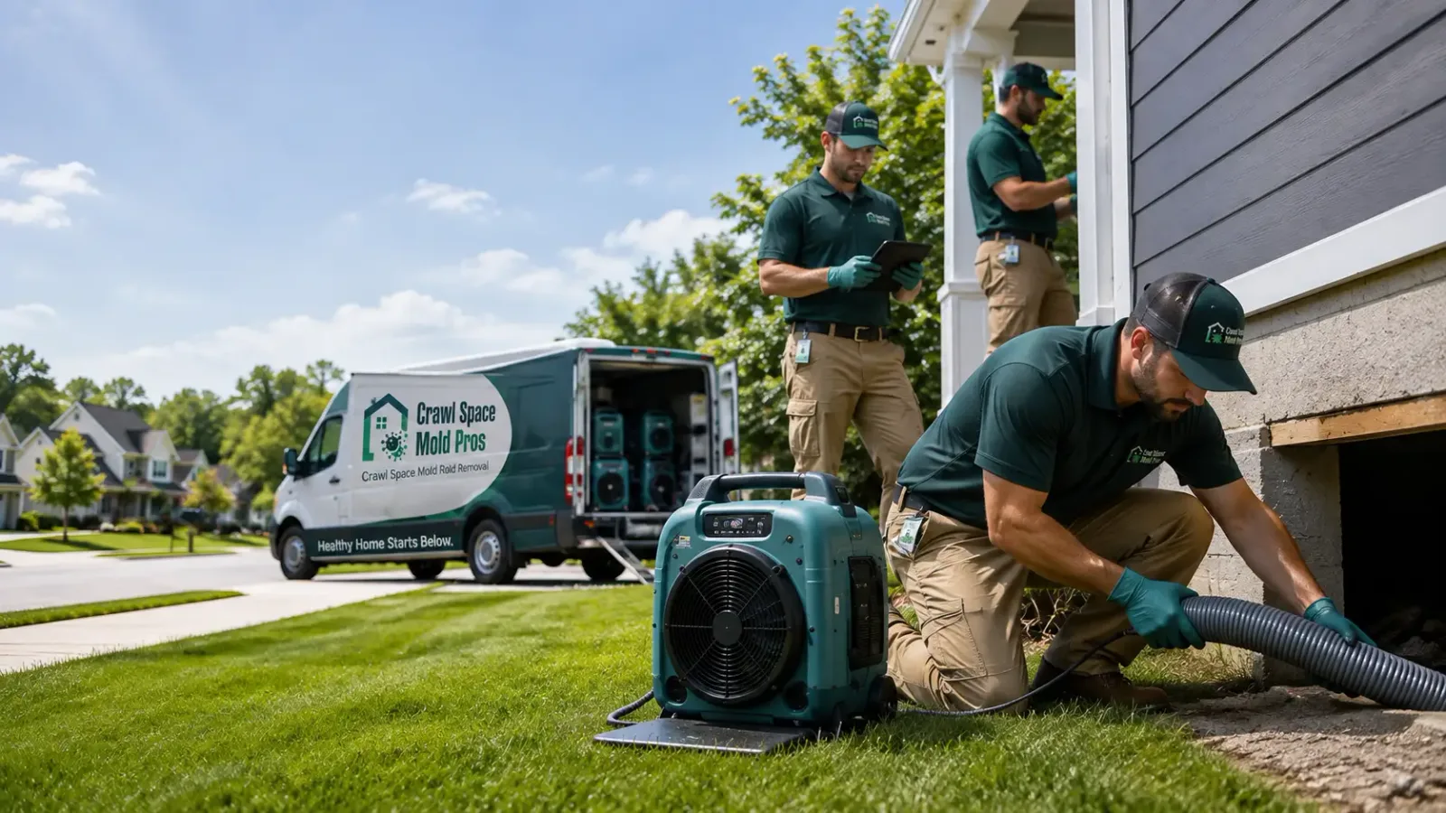 Crawl Space Mold Removal in Holloway, MN
